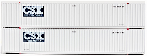 N Scale Jacksonville Terminal 535009 CSX Reverse Logo 53' Corrugated Container