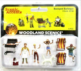 O Scale Woodland Scenics A2765 Scenic Accents Backyard Barbeque (9) pcs