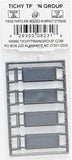 HO Scale Tichy Train Group 8231 30 x 80" 4-Panel Door w/Step For Work Cars pkg (4)