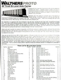 HO Scale Walthers Proto 920-101358 CSX Boxcar Logo Rack No Number TTGX 982366 89' Thrall Bi-Level Auto Rack
