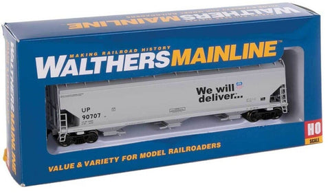 HO Scale Walthers MainLine 910-7733 Union Pacific UP 90707 "We Will Deliver" 60' NSC Covered Hopper