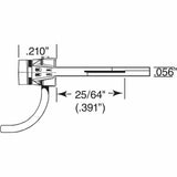 HO Scale Kadee #156-25 Bulk Pack Scale Whisker Metal Couplers Long (25/64") Centerset (25) pr