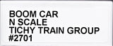 N Scale Tichy Train Group 2701 Undecorated Wreck Train/Crane Boom Car Kit