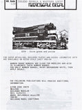 HO Scale Microscale 87-129 Toledo Peoria & Western TP&W Diesels 1950-70 Decal Set