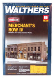 HO Scale Walthers Cornerstone 933-4040 Merchant's Row IV Building Kit