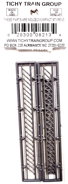 HO Scale Tichy Train 8213 Stairway Railing w/Turned Spindles pkg (2 ...