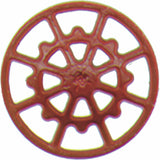 HO Scale Kadee #2030 Red Oxide Ajax Brake Wheel Freight Car Detail Parts