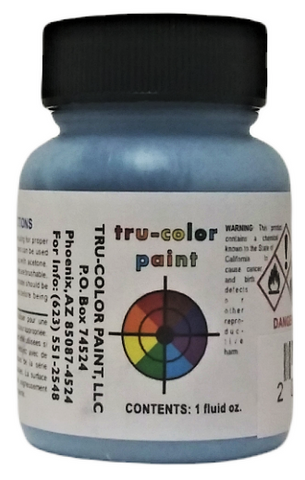 Tru-Color TCP-372 RTA Chicago Regional Transportation Authority Light Blue 1 oz Paint Bottle