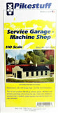 HO Scale Pikestuff 541-0009 Auto Service Repair/Machine Shop/Garage kit