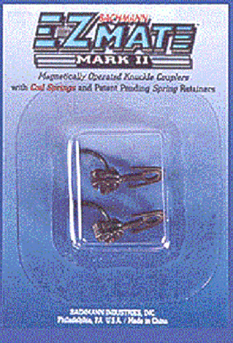 Bachmann 78029 E-Z Mate Mark II Short Under Shank Couplers w/Metal Coil Spring