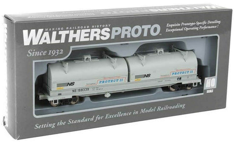 HO Scale Walthers Proto 920-105254 Norfolk Southern NS 168339 50' Evans Cushion Coil Car w/Round Hoods