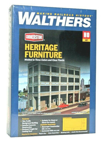 HO Scale Walthers Cornerstone 933-3164 Heritage Furniture Background Building