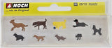 HO Scale Noch Gmbh & Co 15719 Dogs Set #2