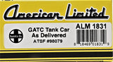 HO Scale American Limited 1831 Santa Fe 98079 Solvent Service GATC Tank Car