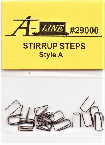 HO Scale A Line Product 29000 Style A Formed Wire Stirrups Steps pkg (25)