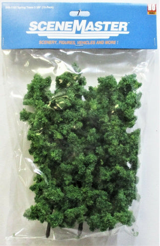 HO Scale Walthers SceneMaster 949-1183 Spring Trees 3-3/8 to 5-1/2" pkg (10)
