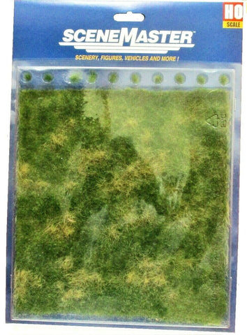 HO Scale Walthers SceneMaster 949-1127 Summer Meadow 8-5/8 x 7-7/8" Mat
