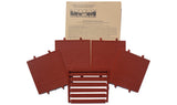 HO Scale Design Preservation 30104 Blank Wall (4) pcs
