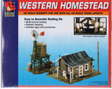 HO Scale Walthers Life-Like 433-1338 Western Homestead Building Kit