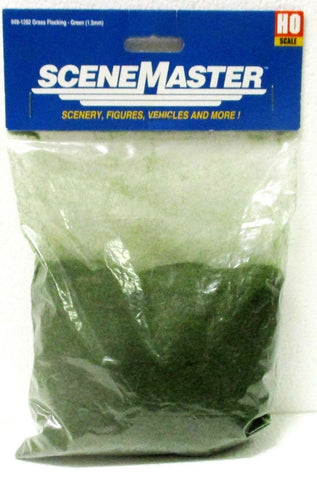HO Scale Walthers SceneMaster 949-1202 Green Static Grass Flocking 3-1/2oz