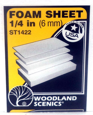 Woodland Scenics ST1422 Sub Terrain System 1/4 in (6 mm) Foam Sheet