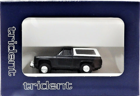 HO Scale Trident Miniatures 90001S Black Chevrolet Blazer