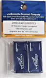 N Scale Jacksonville Terminal 205314 NYK Line Large Logo 20' Corrugated-Side Container