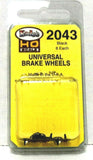 HO Scale Kadee #2043 Black Universal Brake Wheel Freight Car Detail Parts
