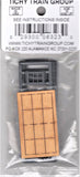 HO Scale Tichy Train Group 8323 25 x 36" 6-Pane Lite Window pkg (12)