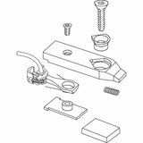 HO Scale Kadee #451 Extended Swing Gearbox & Whisker Metal Couplers Medium Shank