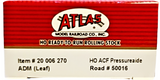 HO Atlas 20006270 Archer-Daniels-Midland Leaf Logo ADMX 50016 Pressureaide Centerflow Covered Hopper