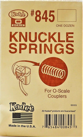 O Scale Kadee 845 Knuckle Springs for Original Style Head Couplers (12) pcs