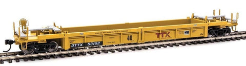 HO Scale Walthers MainLine 910-8416 DTTX 53102 Thrall Rebuilt 40' Well Car w/Large Red TTX  Forward Thinking Logo