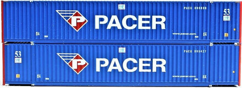 N Scale Jacksonville Terminal 535020 Large Logo Pacer 53' Corrugated Container