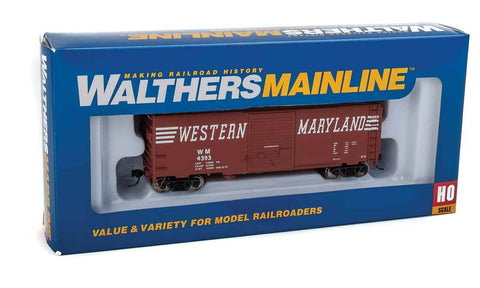 HO Walthers MainLine 910-2270 Western Maryland WM 4390 40' ACF Welded Boxcar