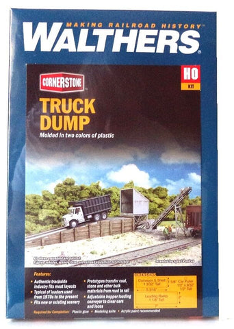 HO Scale Walthers Cornerstone 933-4058 Truck Dump Building Kit