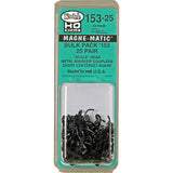 HO Scale Kadee #153-25 Bulk Scale Whisker Metal Couplers Short Centerset (25) pr