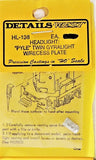 HO Scale Details West HL-138 Nose-Mounted Pyle Headlights