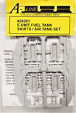 HO Scale A Line Product 29301 Fuel Tank Skirt/Air Tank Set for E-Units