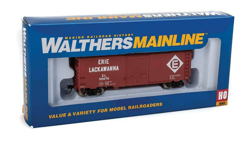 Ho Scale Walthers MainLine 910-2256 Erie Lackawanna 55876 40' ACF Welded Boxcar