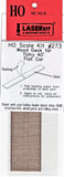 HO Scale American Model Builders 273 Wood Flatcar Deck w/Bolt Holes for Tichy Train Group 40' Flatcar