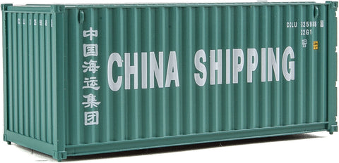 HO Scale Walthers SceneMaster 949-8056 China Shipping 20' Corrugated Container