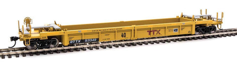 HO Scale Walthers MainLine 910-8419 DTTX 53349 Thrall Rebuilt 40' Well Car w/Large Red TTX  Forward Thinking Logo