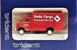 HO Scale Trident Miniatures 90180 Wells Fargo Chevrolet 1-Ton Delivery Van