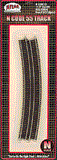 N Scale Atlas 2022 Code 55 17.5" Radius Full Curve 6 pcs