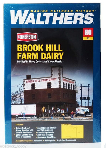 HO Scale Walthers Cornerstone 933-3010 Brook Hill Farm Dairy Building Kit