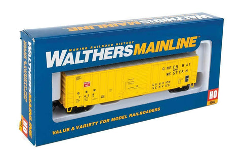HO Scale Walthers MainLine 910-1828 Green Bay & Western GB&W 7454 50' ACF Boxcar