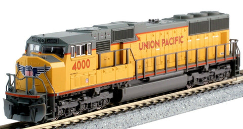 N Scale Kato 176-7607-DCC Union Pacific 4000 SD70m Flat Radiator w/Digitrax DCC