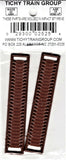 N Scale Tichy Train Group 2525 Rust Colored Splice Plates pkg (54)