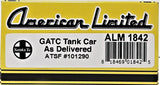 HO Scale American Limited 1842 Santa Fe 101290 Gasoline Service GATC Tank Car